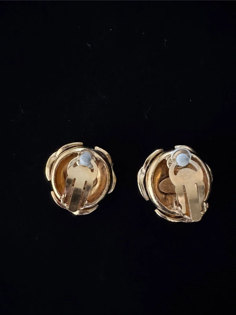CHANEL Vintage Pre-Loved 1994 Triple CC Clip-On Earrings